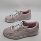 Puma Pink/White Suede Lace-Up Sneakers