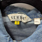 SERRA Light Wash Button-Down Denim Jacket