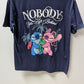 Disney Navy Stitch "Ohana" Graphic Tee