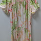 H&M Pink/Green Floral Printed Maxi Dress