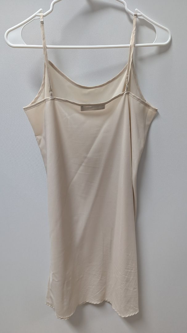 DKNY Red/White/Blue Layered Sheer Maxi Dress