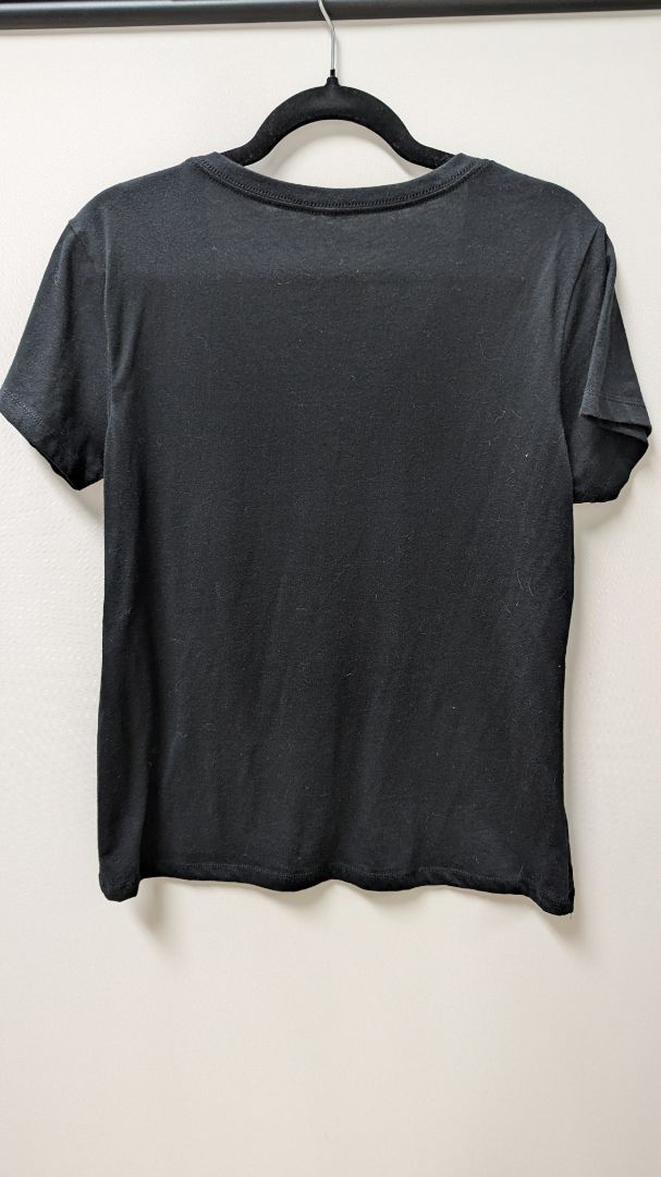 Hotel Del Coronado Black V-Neck Marilyn Monroe Graphic Tee