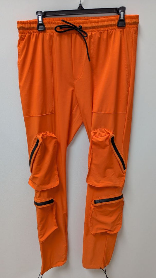 American Stitch Men's Orange Active Cargo Pants
