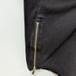 Bertie Clothing Black Short Sleeve Zippered Hoodie
