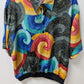 Alan Stuart Multicolor Abstract Swirl Button-Down Shirt
