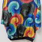 Alan Stuart Multicolor Abstract Swirl Button-Down Shirt