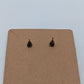 Rose Gold Heart Cutout Stud Earrings