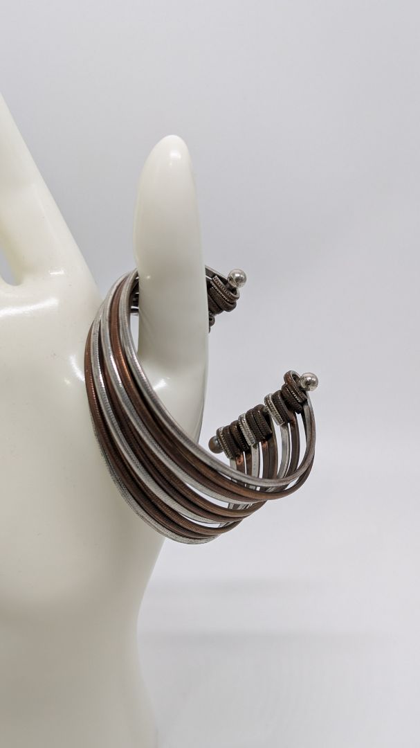 Vintage Mixed Metal Cuff Bracelet