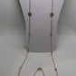 Vintage Gold "Republique Francaise" Medallion Longline Necklace