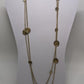 Vintage Gold "Republique Francaise" Medallion Longline Necklace
