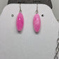 Charles Klein Silver/Pink/Orange Beaded Statement Necklace & Earrings Jewelry Set