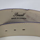 Purple Faux-Snakeskin Belt