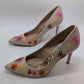 Sam Edelman Tan Embroidered Hazel Pumps Heels