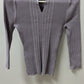 White House Black Market Lavender Ribbed Sweater