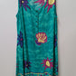 Down Under Turquoise Tie-Dye Printed Maxi Dress