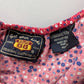 Route 66 Red Floral Sleeveless Button-Down Blouse