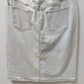Banana Republic Light Wash Faded Midi Denim Skirt