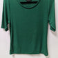 Banana Republic Emerald Green Short-Sleeve Ribbed Tee