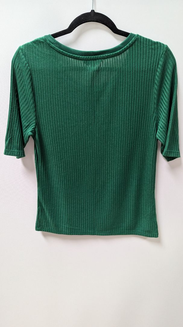 Banana Republic Emerald Green Short-Sleeve Ribbed Tee