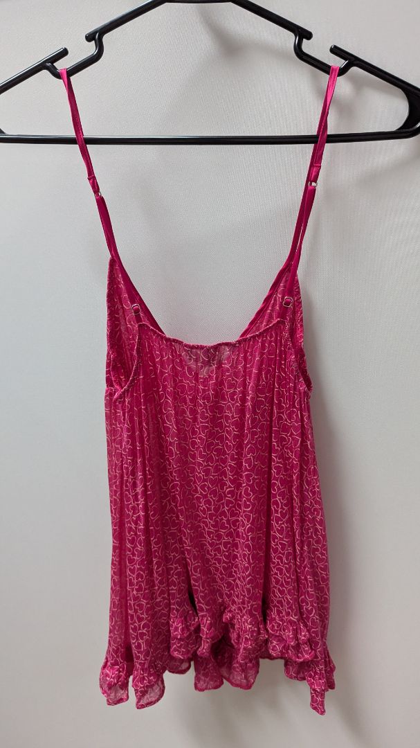 Victoria's Secret Pink Heart Print Sleep Tank & Panty Set