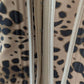 Tan/Brown Animal Print Double-Layer Corset