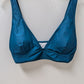 Dark Teal Lightly-Lined V-Neck Swim Top