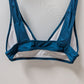 Dark Teal Lightly-Lined V-Neck Swim Top
