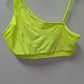 POPVIL Electric Yellow Convertible One-Shoulder Swim Top