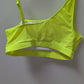 POPVIL Electric Yellow Convertible One-Shoulder Swim Top