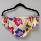 Kate Spade Ivory Summer Floral Smocked Bikini Swim Bottoms