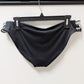 BECCA by Rebecca Virtue Black/White Lace Trim Bikini Bottoms