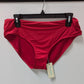 SEA LEVEL Red Essentials Mid Bikini Swim Bottoms