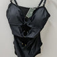 EoMENIE Black/Gold Ringlet One-Piece Swimsuit