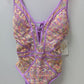 BECCA by Rebecca Virtue Purple Crochet Swimsuit