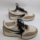 Dolce Vita Cream/Tan Color-Block Bynx Sneakers