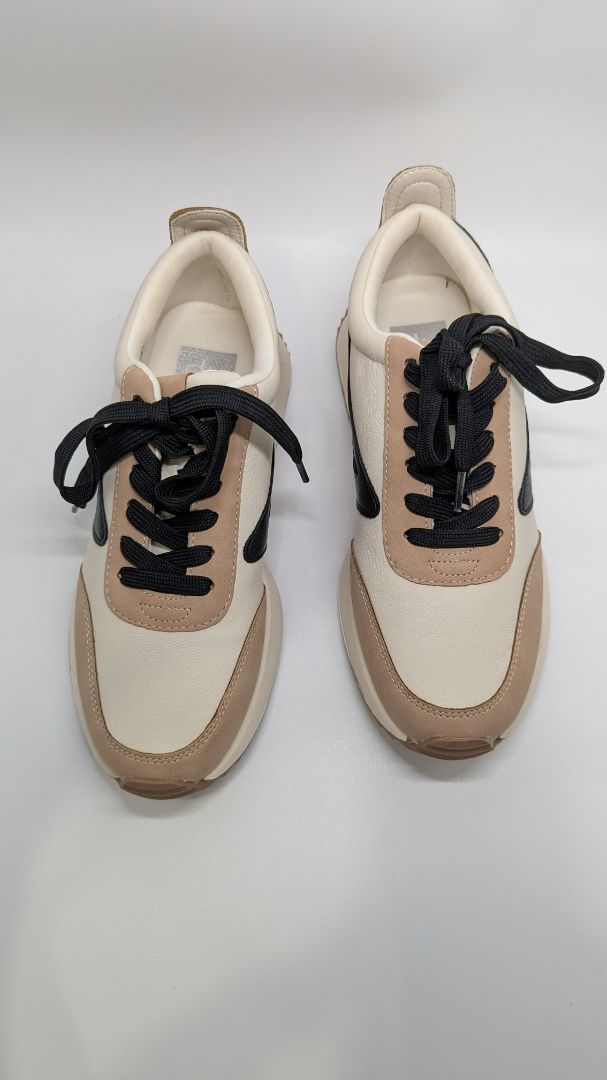 Dolce Vita Cream/Tan Color-Block Bynx Sneakers