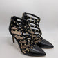 MIX NO.6 Black Danela Pump Studded Caged Heels