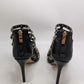 MIX NO.6 Black Danela Pump Studded Caged Heels