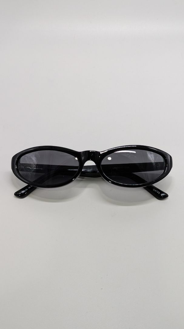 Black UV400 Cat 3 Eye Sunglasses