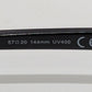 Black UV400 Cat 3 Eye Sunglasses