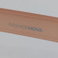 Fashion Nova Rose Gold/Pink Shield Sunglasses