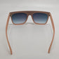 Fashion Nova Rose Gold/Pink Shield Sunglasses