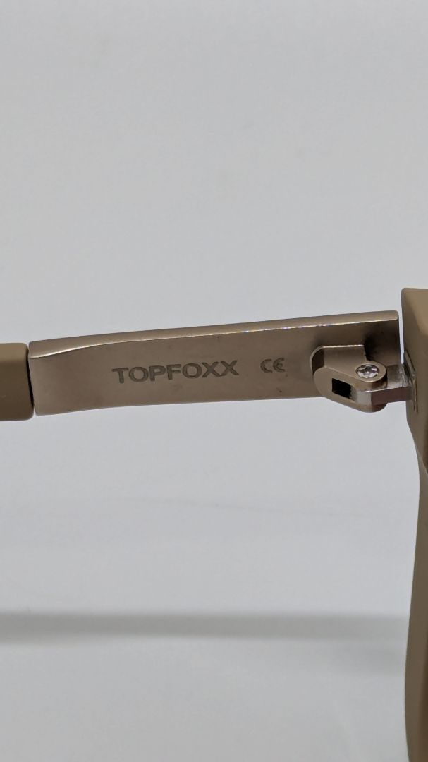 TOPFOXX Bronze Gold Ray 3 Sunglasses