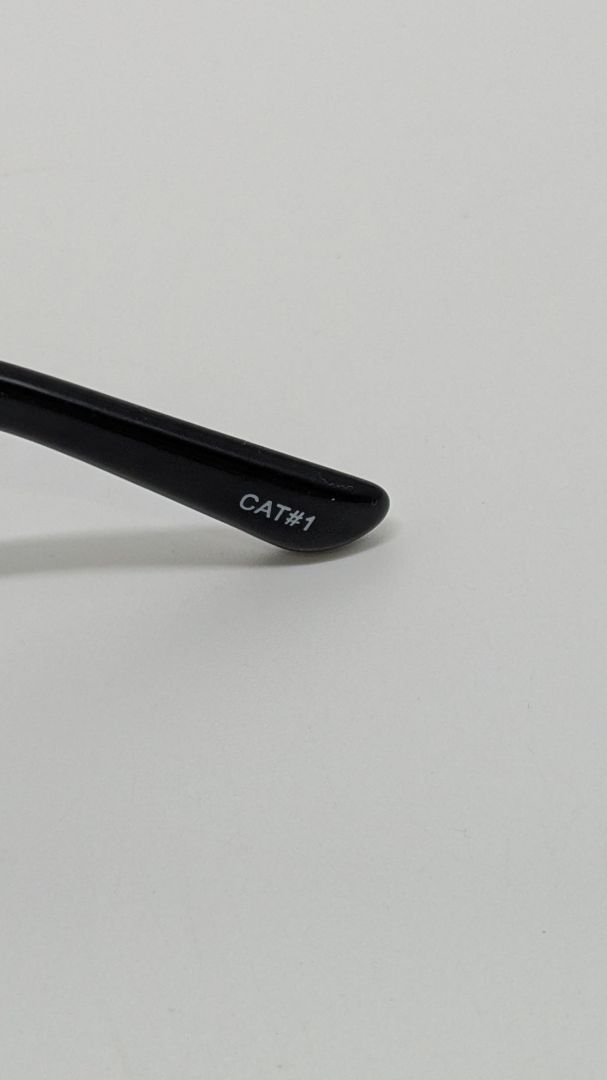 Black UV400 Cat 1 Eye Sunglasses