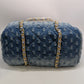 Medium Wash Distressed Denim Purse