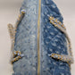 Medium Wash Distressed Denim Purse