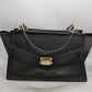 Michael Kors Black Leather Whitney Satchel Purse