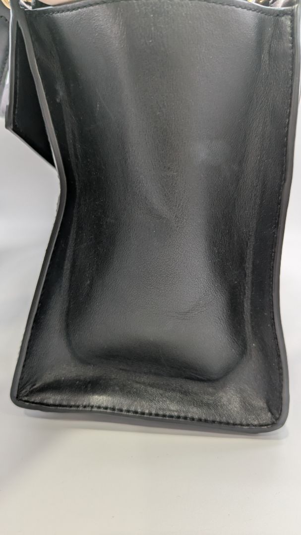 Michael Kors Black Leather Whitney Satchel Purse