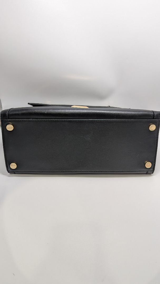 Michael Kors Black Leather Whitney Satchel Purse