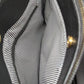 Black Faux Leather Convertible Tote Bag Purse